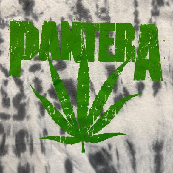 Pantera Fly'n Across America Tour Heavy Metal Band Tie-Dye T-Shirt Medium - Picture 2 of 4